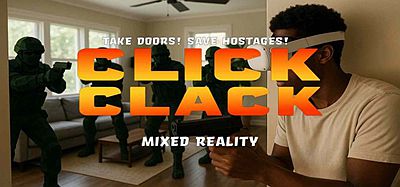 Meta Quest 游戏《咔哒咔哒 枪战》Click Clack Mixed Reality